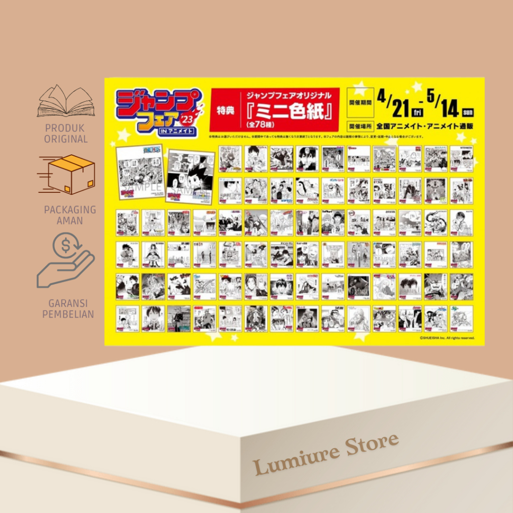Shikishi JUMP Fair 2023 - Mini Shikishi Collection [OFFICIAL]