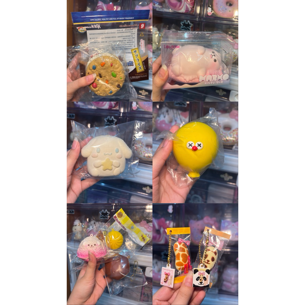 baca deskripsi Preloved squishy ibloom marmo melty pink cookies mido chigiri sanrio cinnamoroll marm