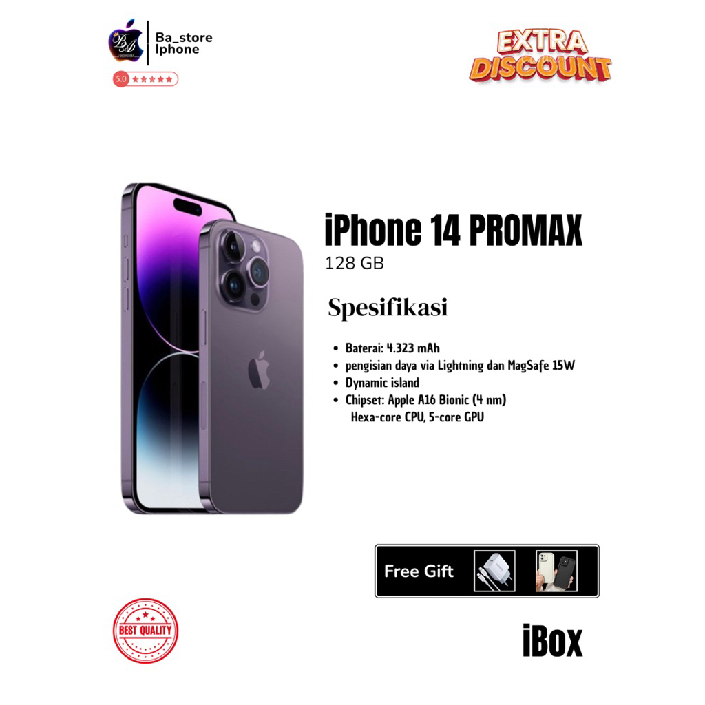 iPhone second 14 promax 128 GB