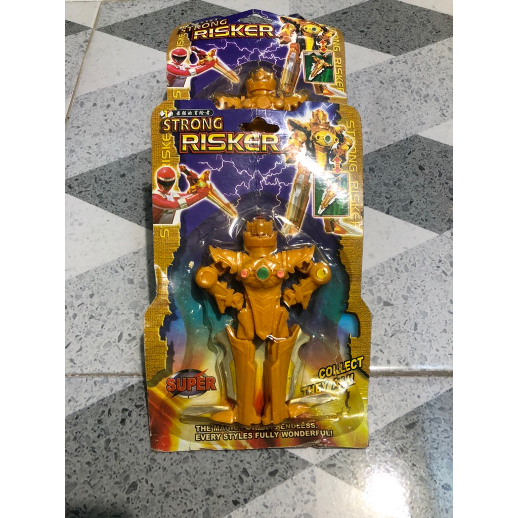 Mainan megazord mini power ranger boukenger zuban