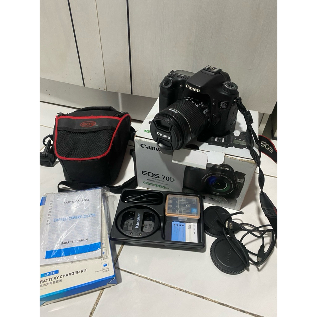 DSLR Canon 70D rusak sensor