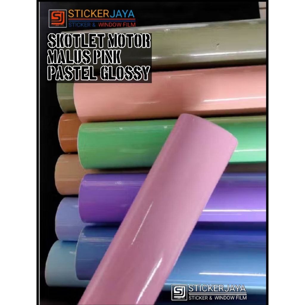 Sticker Pastel Glossy Mallus Pink / Skotlet Soft Pink Pastel Glosi / Skotlet Rouge Pink Pastel Gkoss