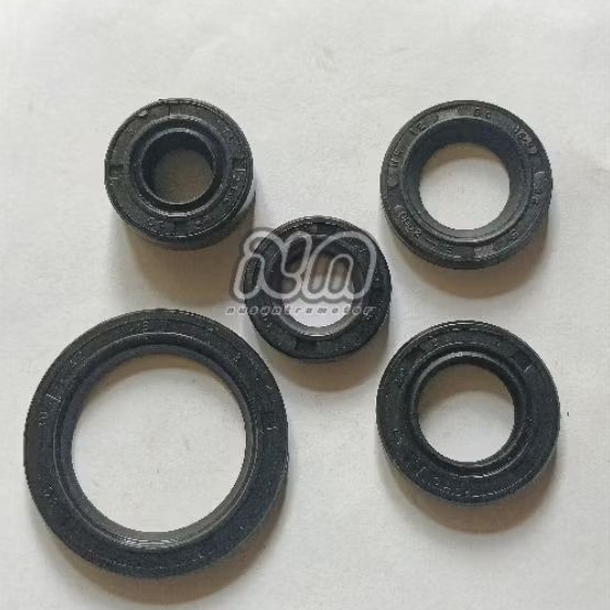 seal Sil oil mesin Set Honda C70 C700 C800 C 70 700 800 ( 5pcs )