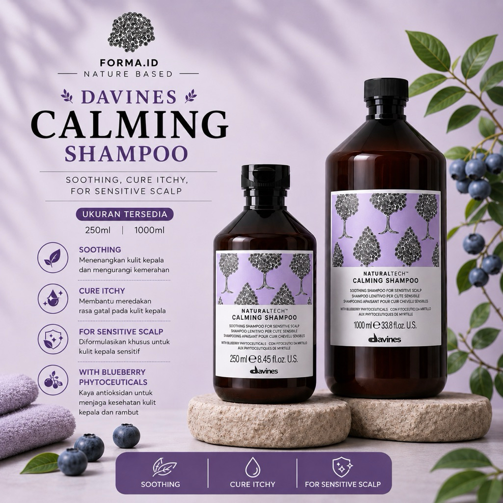 DAVINES CALMING SHAMPOO (ORIGINAL)