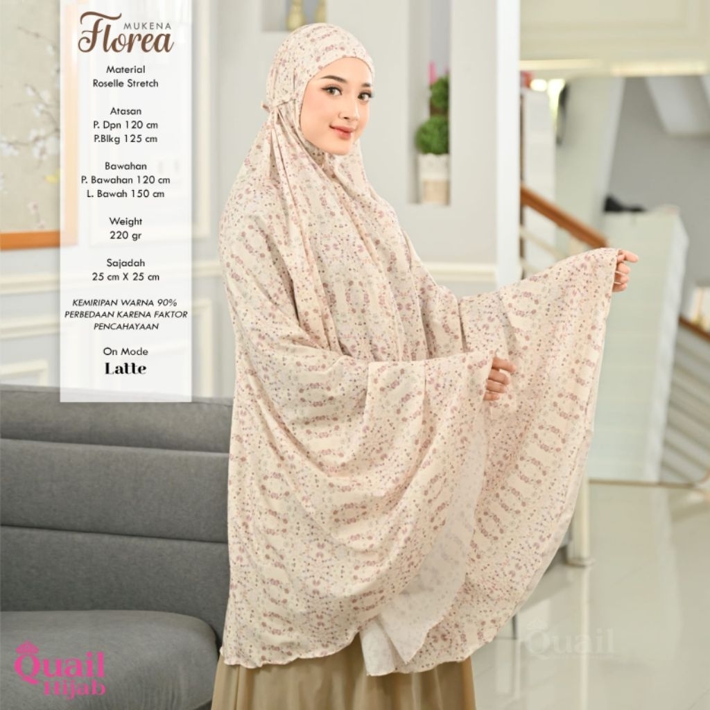 Mukena Dewasa Florea by Quail Hijab