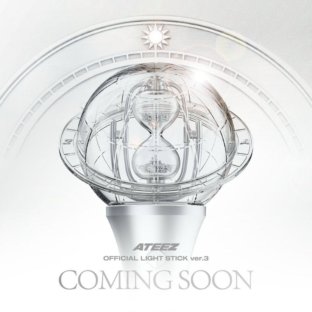 UPCOMING READY STOCK LIGHTSTICK ATEEZ VER.3 OFFICIAL LIGHTINY VERSI 3 LS ATEEZ V.3 SEALED NEW + POB 