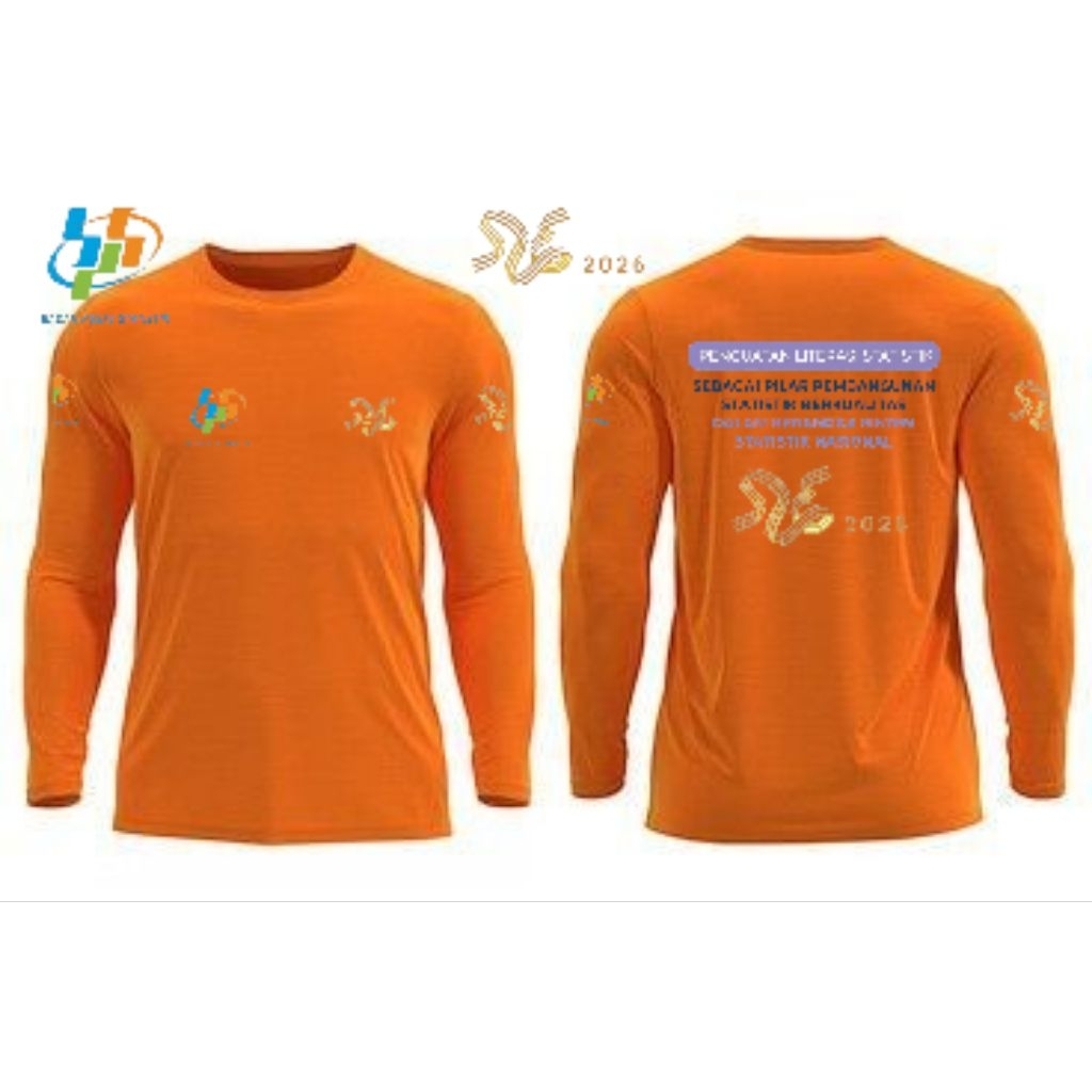 (sensus ekonomi 2026) kaos petugas sensus ekonomi premium terbaru katun 24s