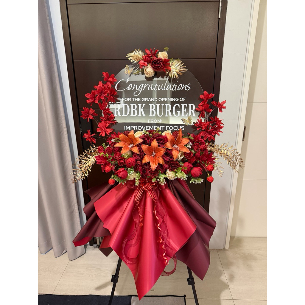 (PRE ORDER 2 HARI)(KHUSUS BUNGA PAPAN AKRILIK BELUM TERMASUK ONGKIR) ARTIFICIAL BUNGA PAPAN AKRILIK 