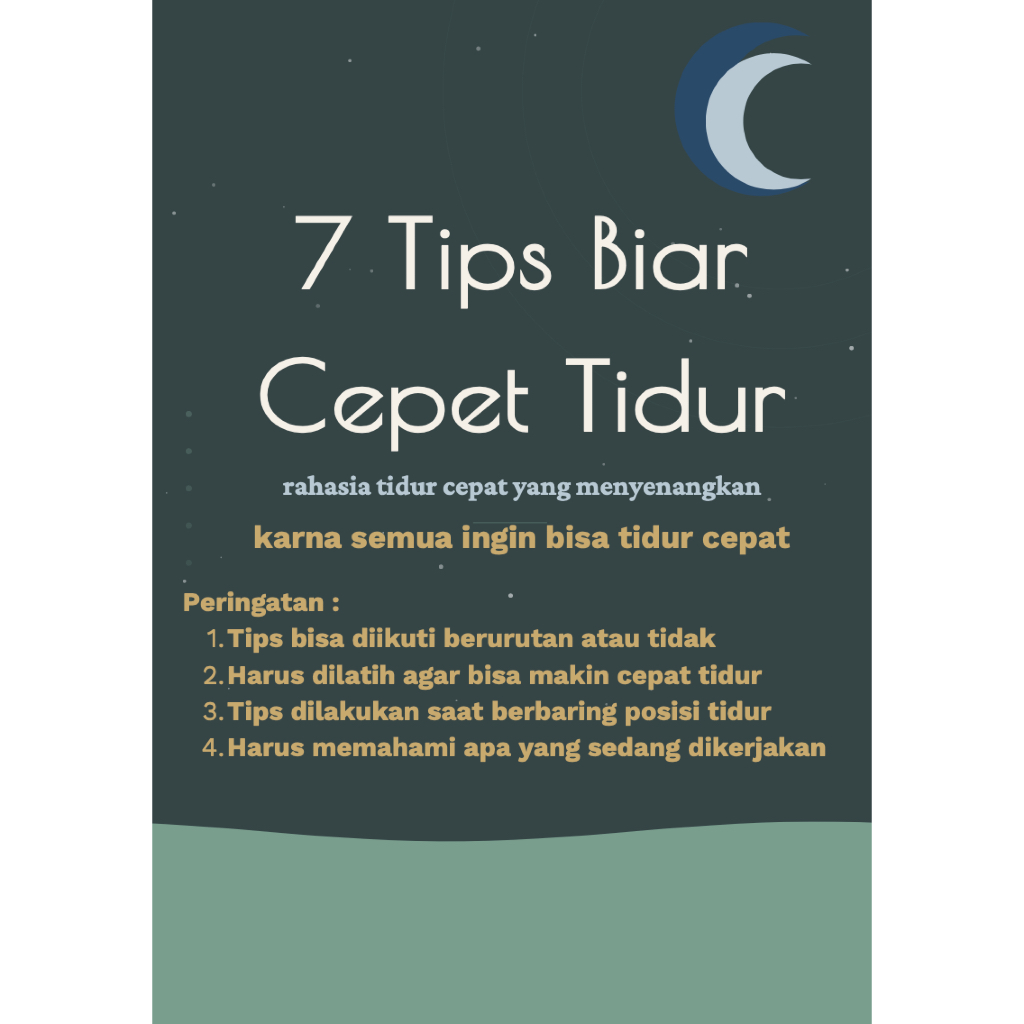 PDF TIPS MUDAH TIDUR AMPUH TANPA OBAT TIDUR BIAR CEPAT TIDUR