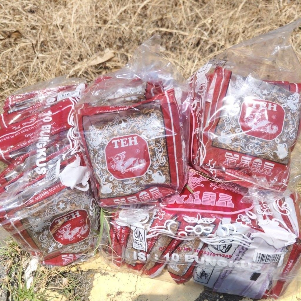 Teh Tubruk Cap Naga / Teh asli Malang isi 10bungkus / teh wangi