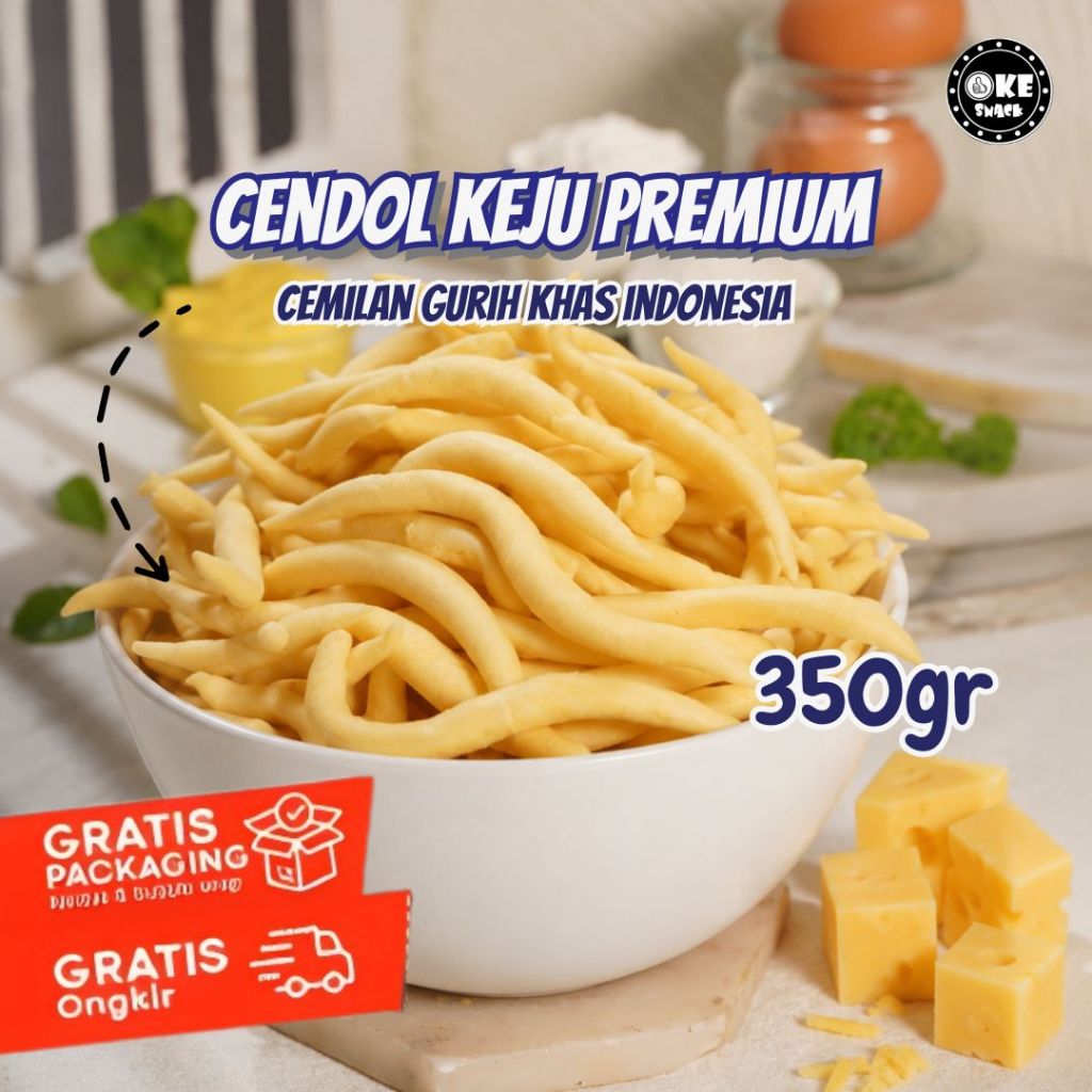 Cendol Keju Premium 350g | Camilan Cendol Keju