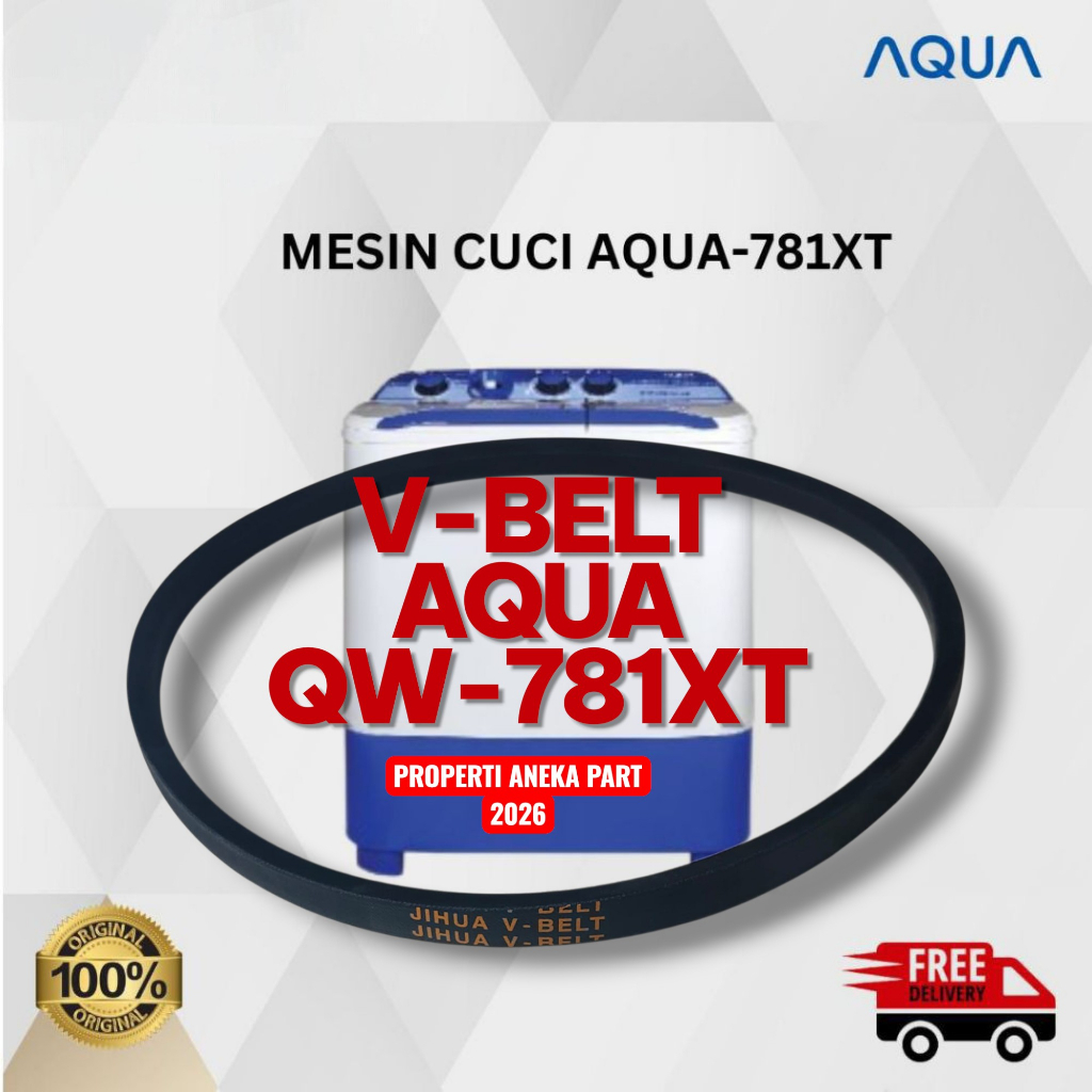 V-BELT MESIN CUCI AQUA QW-781XT V BELT VANBELT VBELT AQUA QW781XT QW781XT