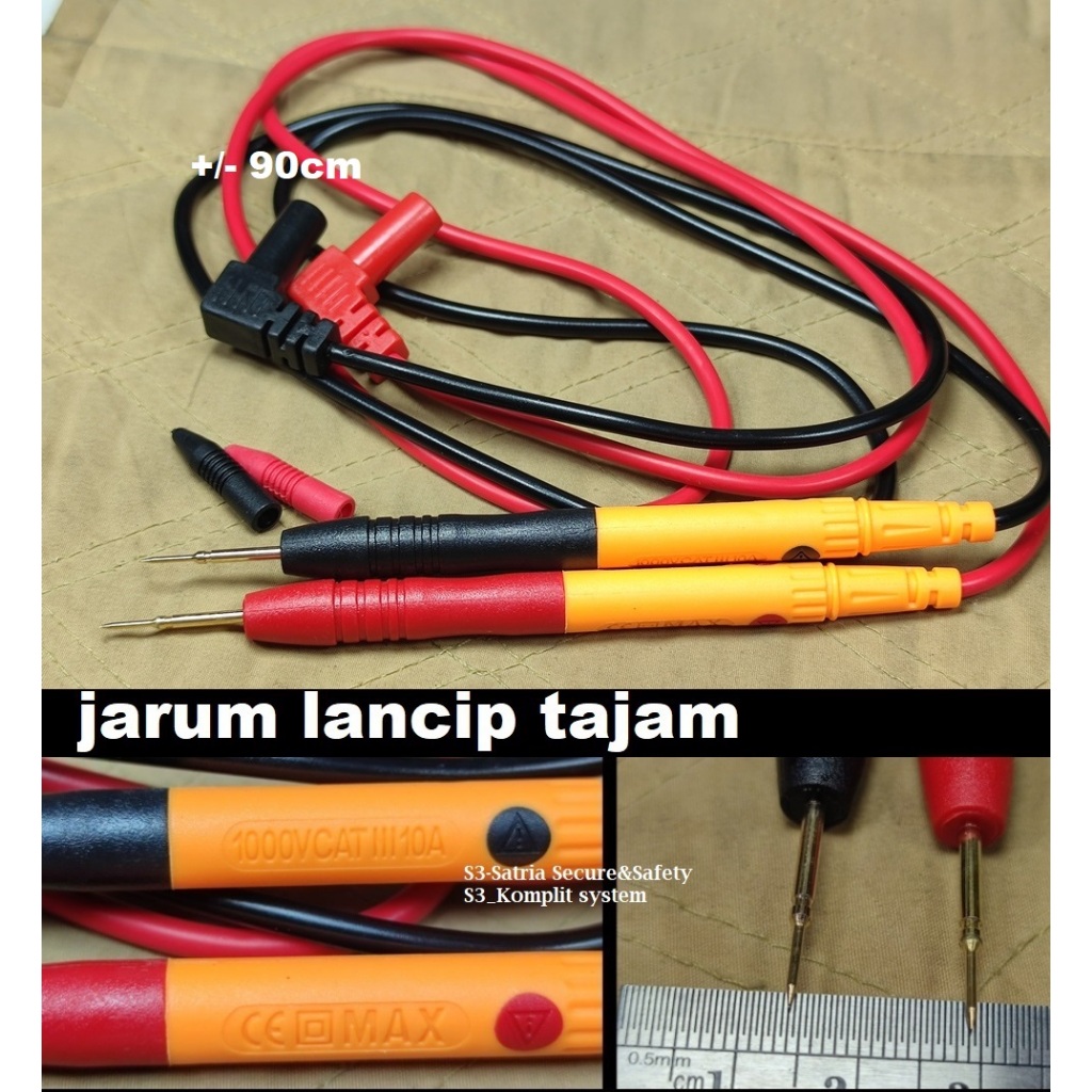 1000v CATIII 10A Kabel Multitester bagus cakep Oren 1000vCATIII10A DT830D DT830B A830L 830 830L tang
