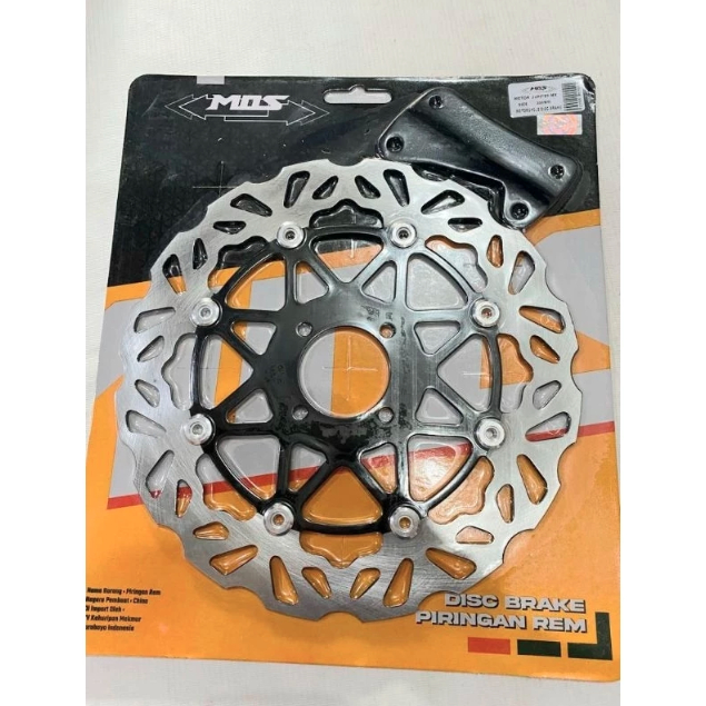 Piringan cakram disc depan jupiter Z, Vega, Fizr merek MOS + bracket copy daytona Copy TDR