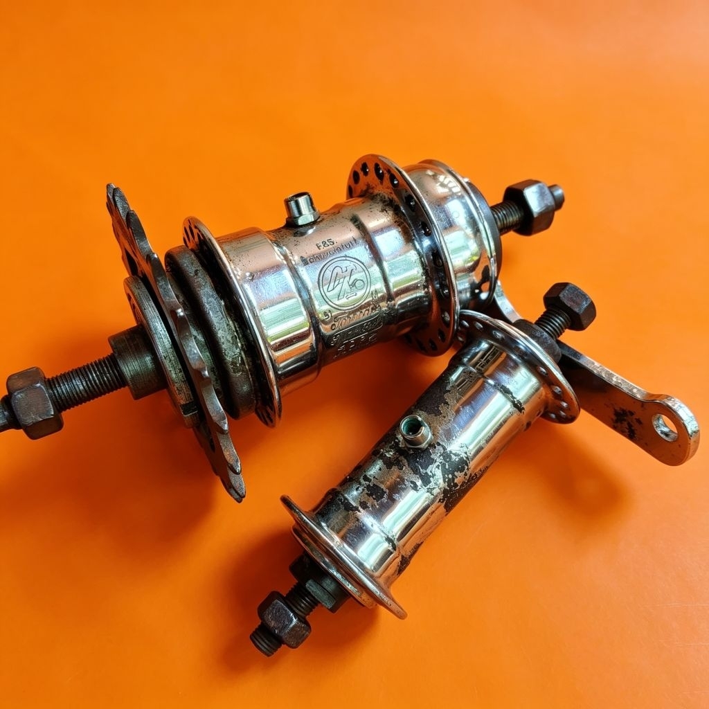 Satu Set Coaster Brake Torpedo F&S Germany + Hub Depan Sepeda Onthel