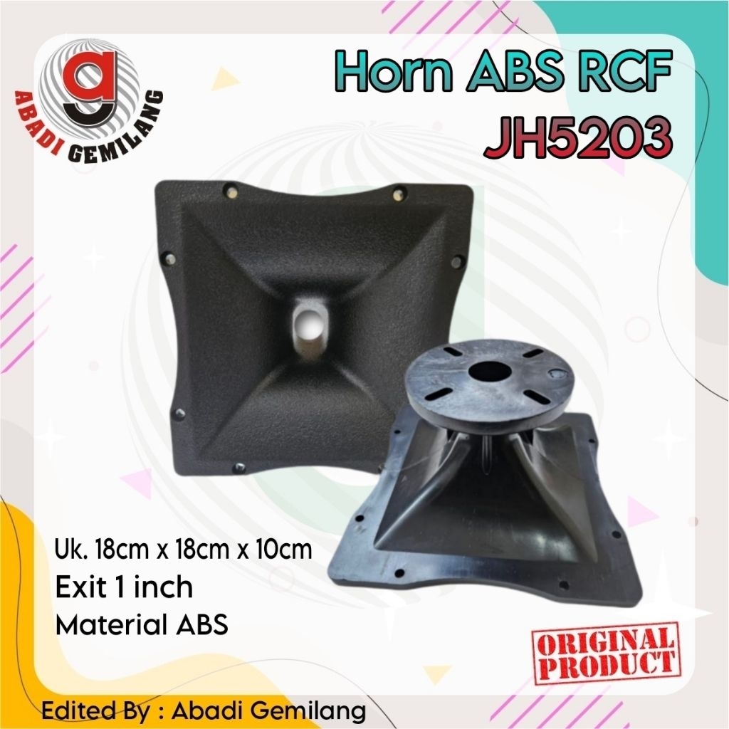 Horn Tweeter RCF JH5203/Corong Tweeter RCF ABS JH5203/Horn 18x18
