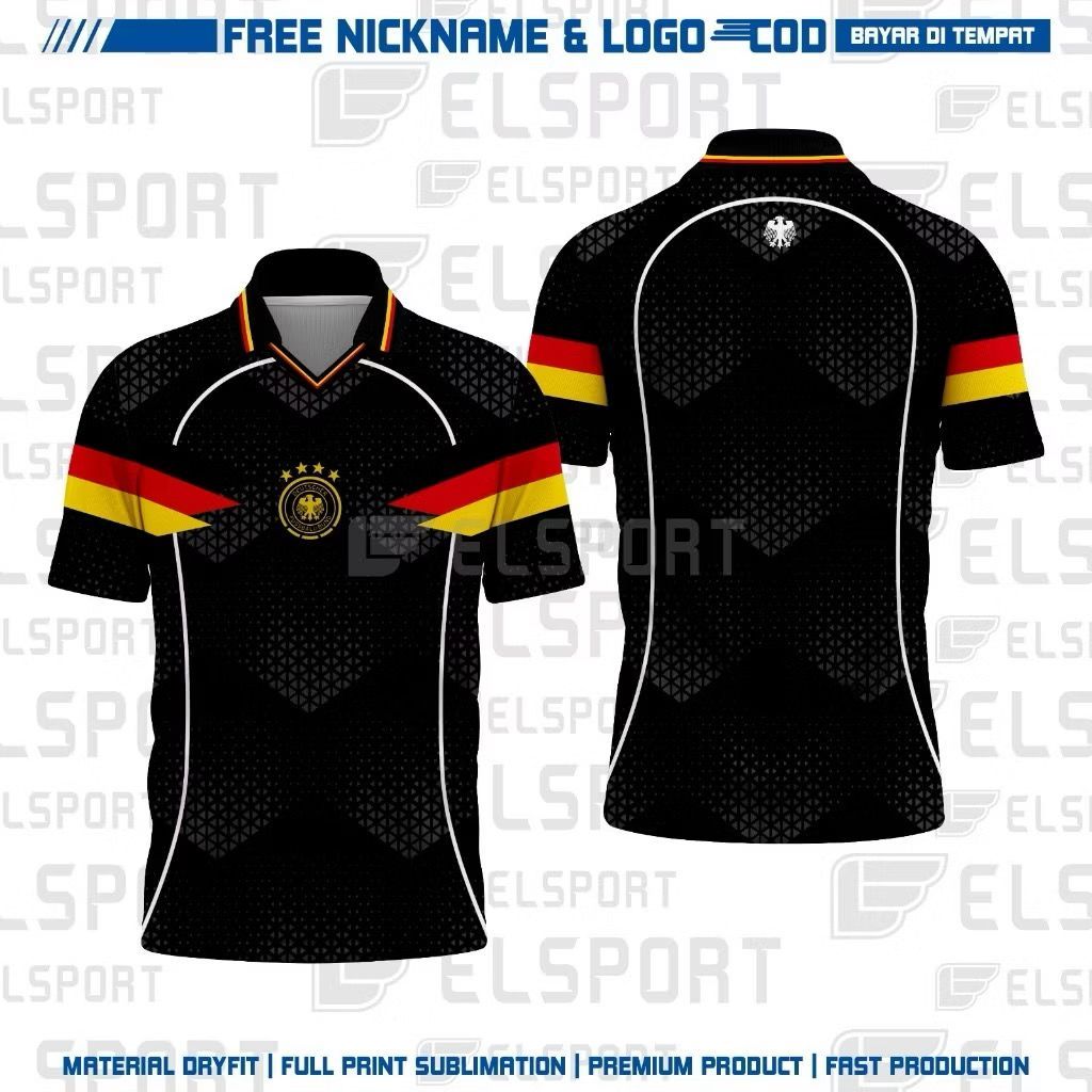 Jersey Fantasy Jerman Hitam Pildun 2026