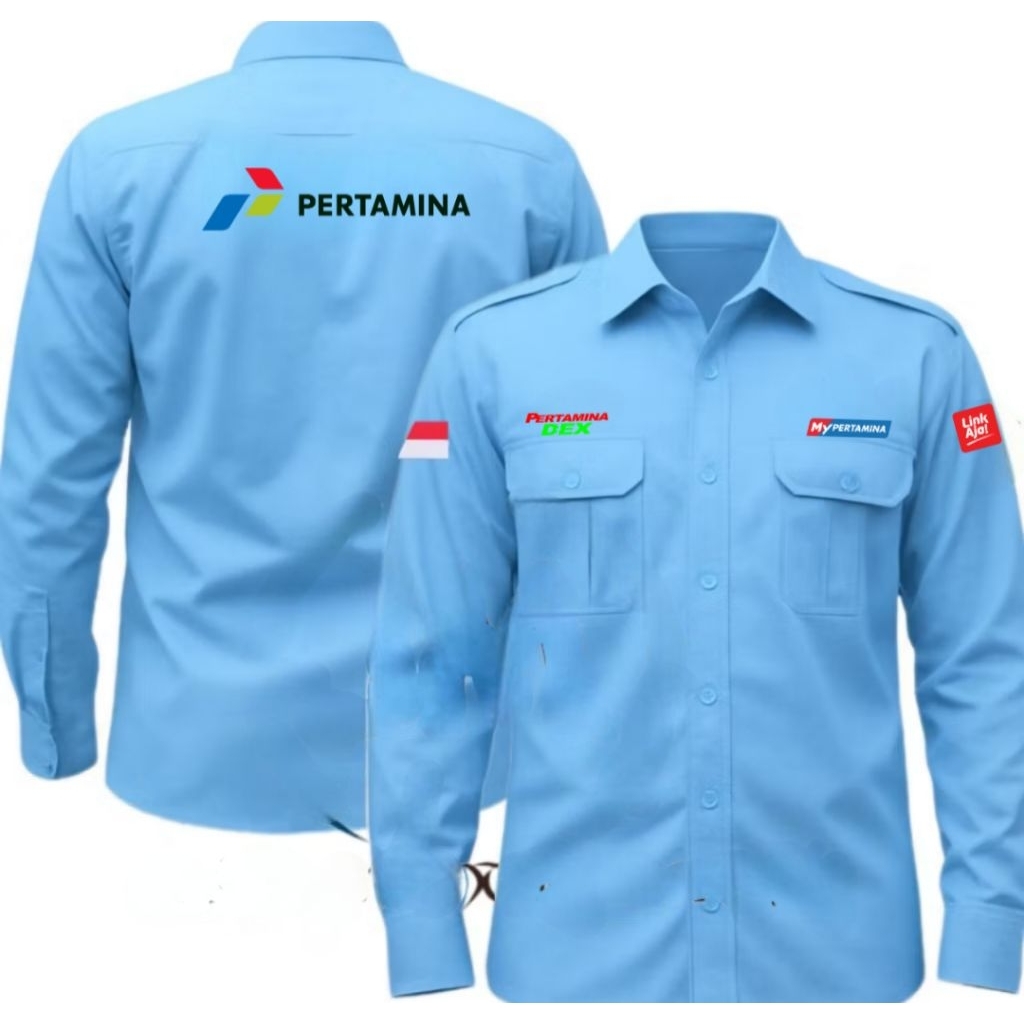 kemeja Pertamina dex baju Pertamina dex seragam Pertamina dex kemeja kerja Pertamina dex baju kerja 