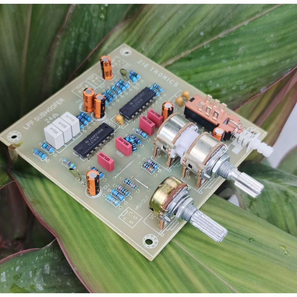 LPF SUBWOOFER CLONING ASTEC 24db PCB FIBER 1 IN 2 OUT