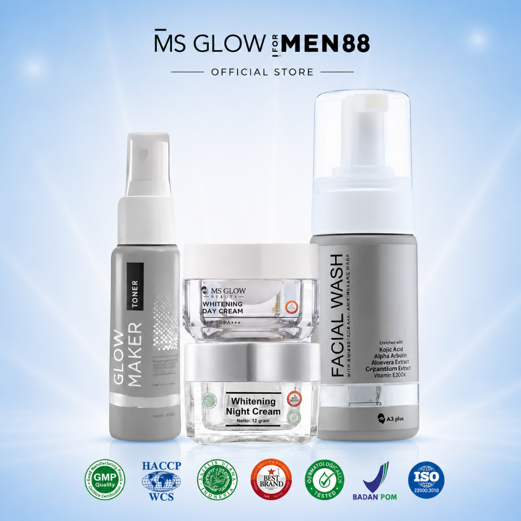 MS GLOW PAKET WHITENING / PAKET WHITENING MS GLOW ASLI