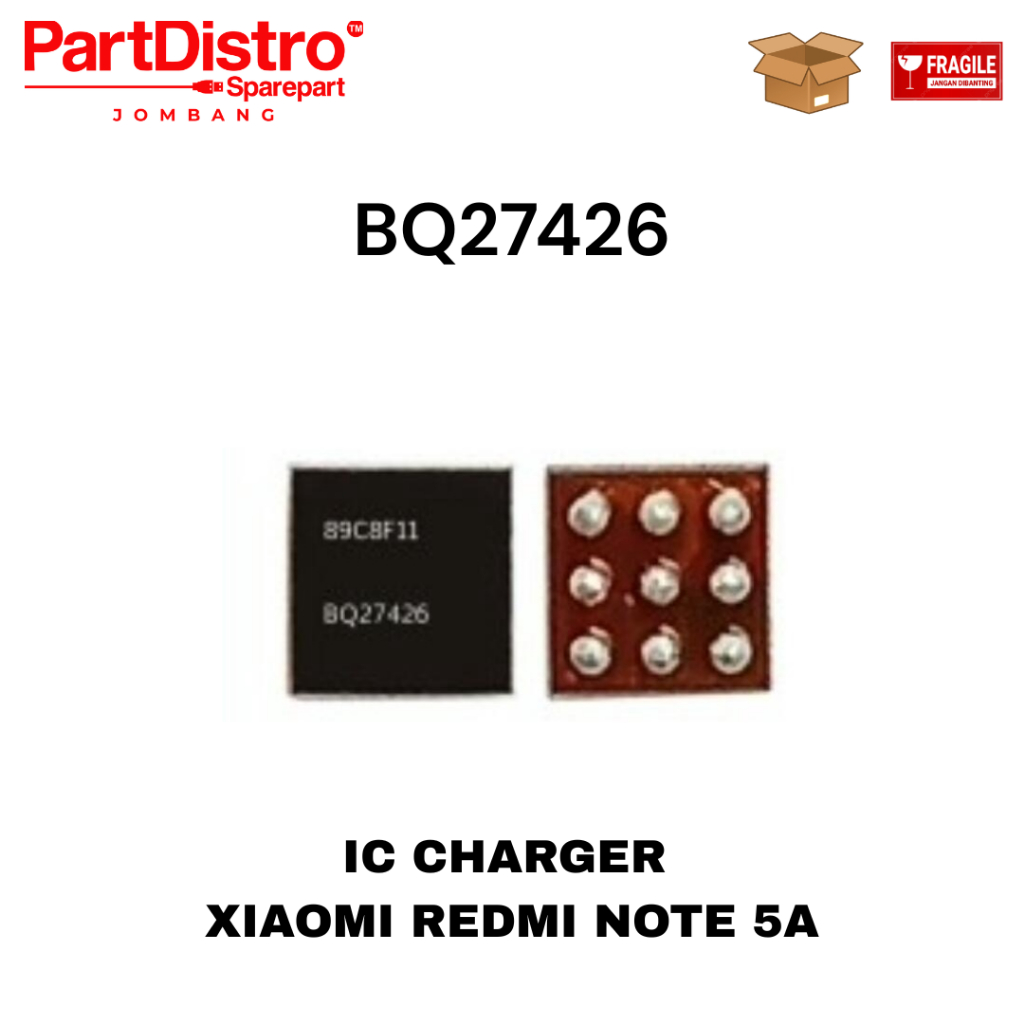 IC CHARGER / IC CAS XIAOMI REDMI NOTE 5A / BQ27426