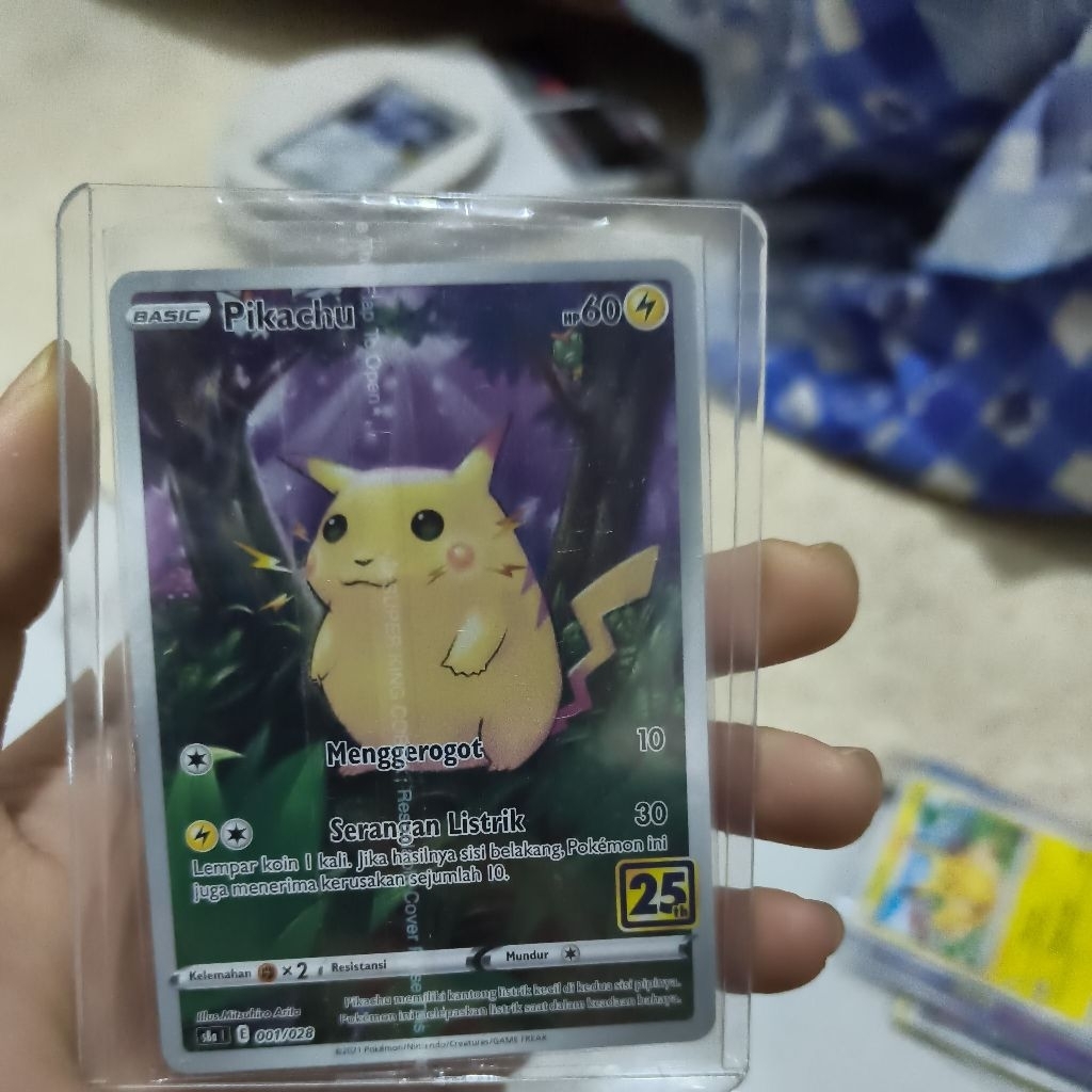 Pikachu 25TH  Ver Indo.