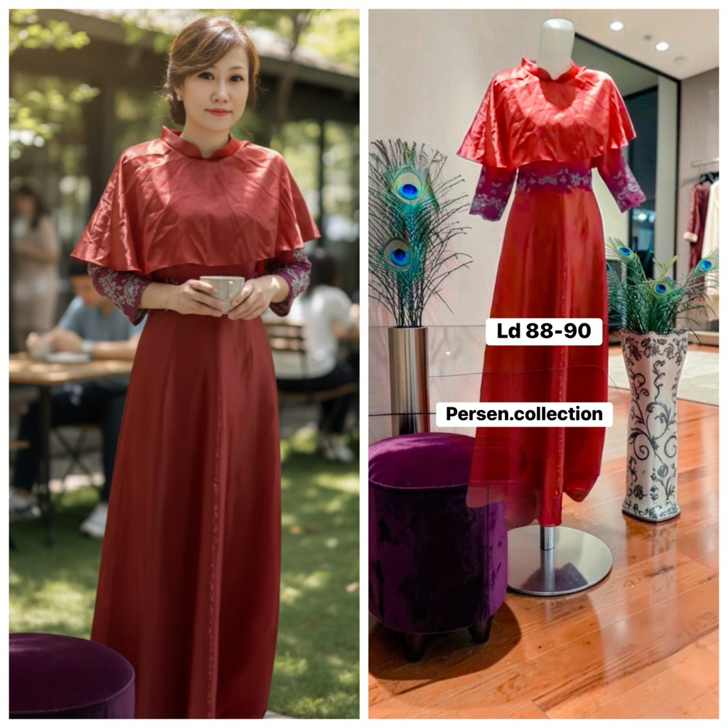 gamis organza anak remaja/dress brokat anak remaja/gamis brokat
