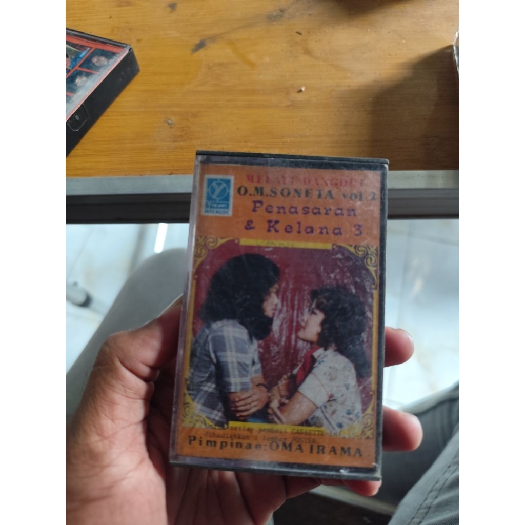 Kaset Rhoma irama Om soneta Penasaran & Kelana 3 second