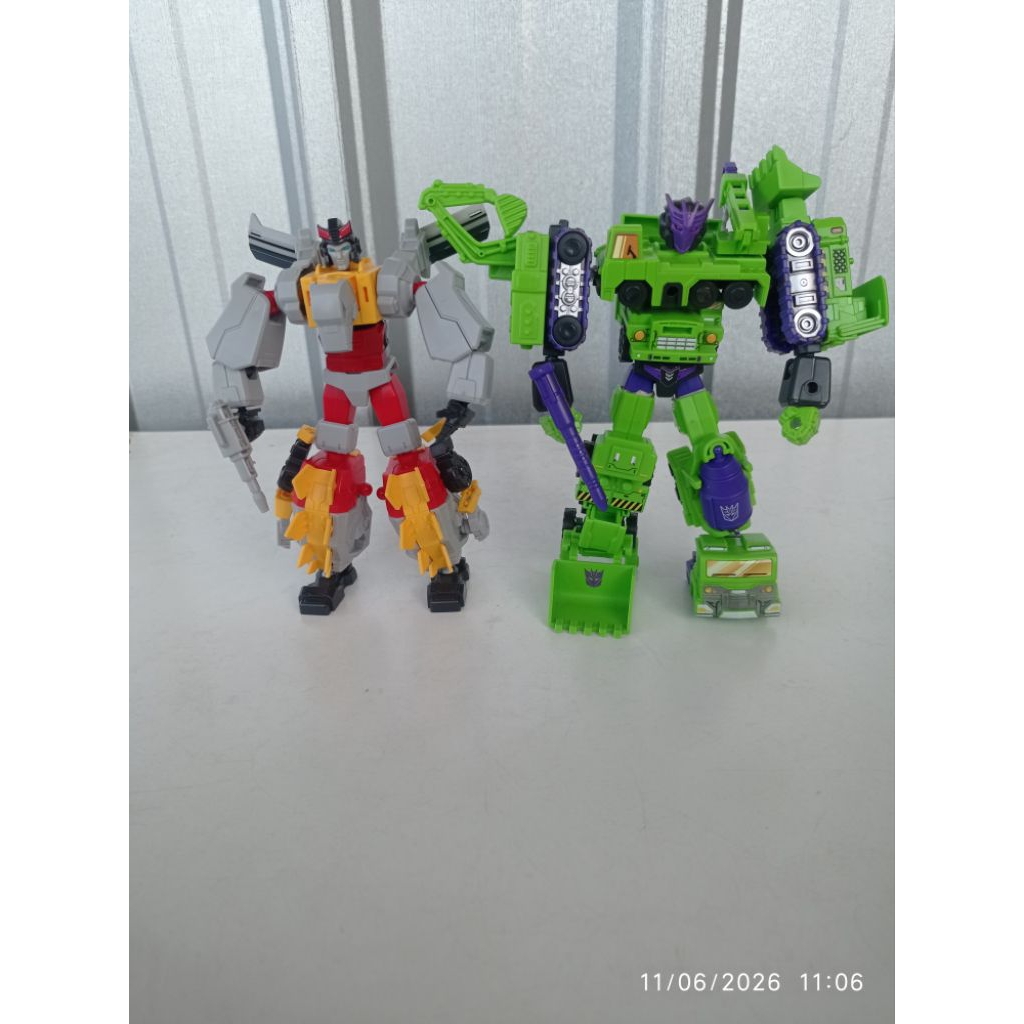 blokees combine devastator & dinobot