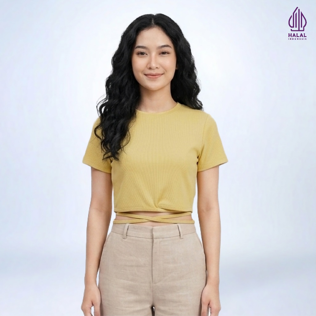 Emba Ladies - Zeina Kaos Wanita Crop Top Lengan Pendek Collection