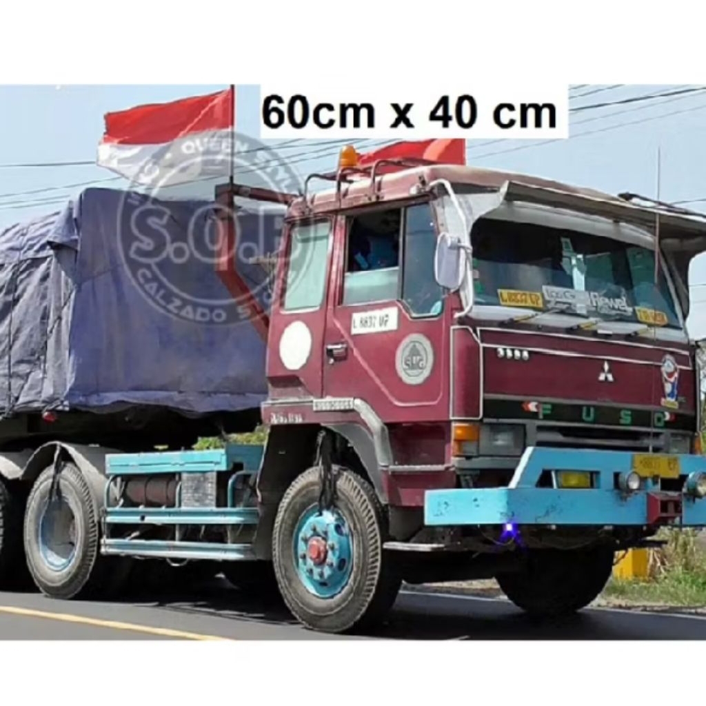 Bendera Merah Putih Truk Bendera Mobil