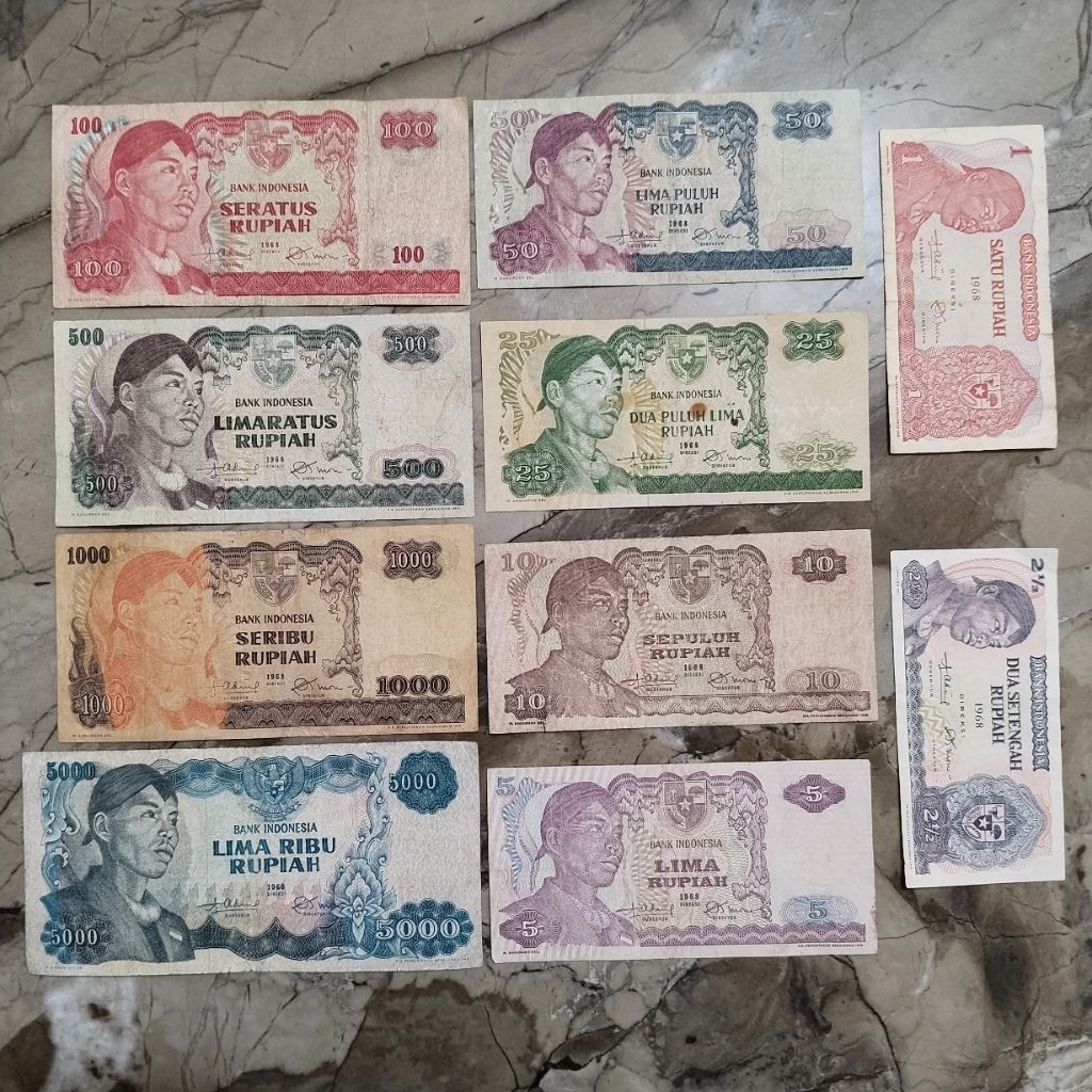 LK3C uang kuno set seri sudirman