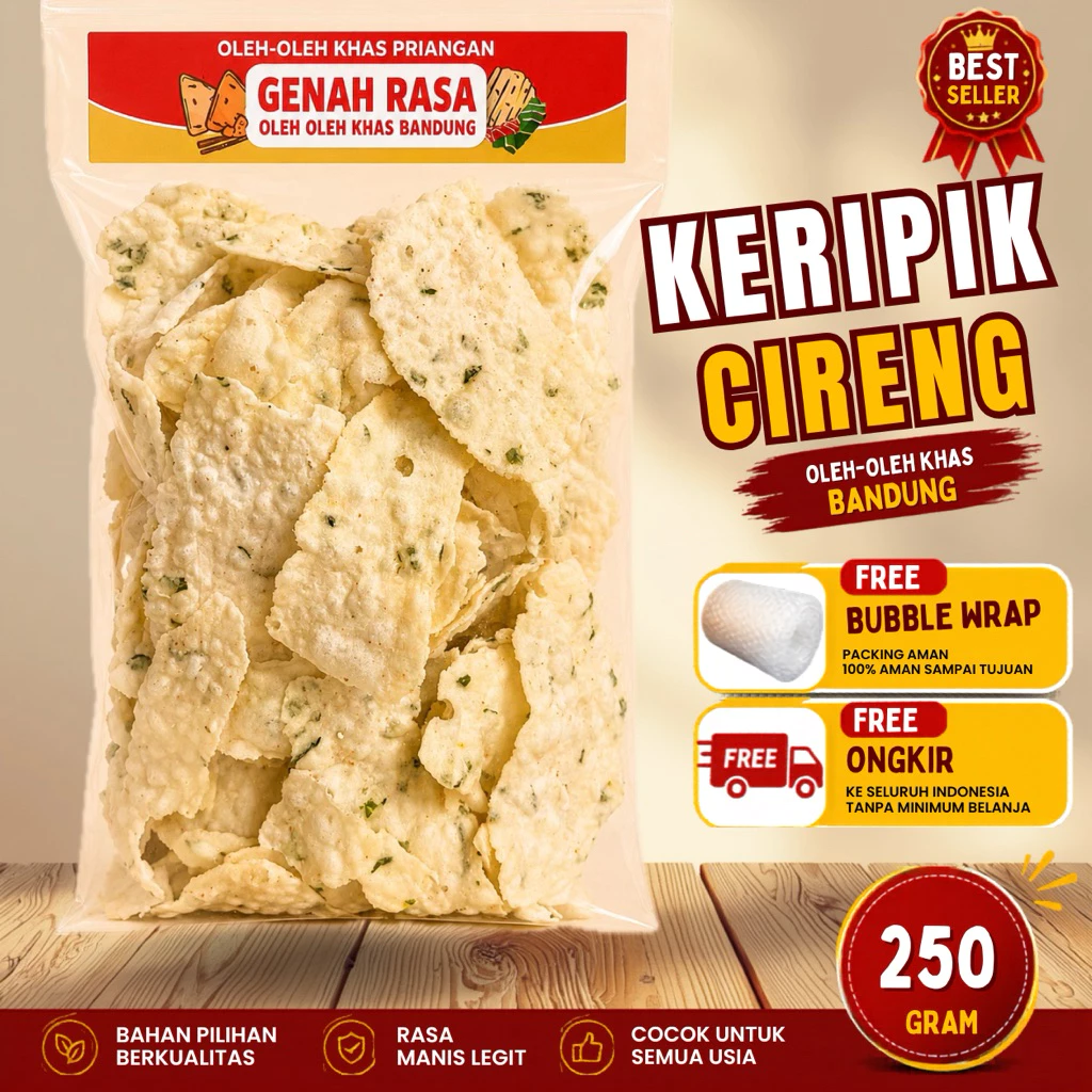 Keripik Cireng Bawang 250 g