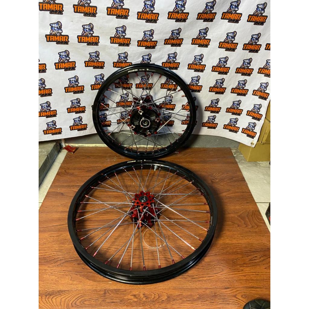 Velg Set Roda CRF 150L  Ring 18/21 Paket Velg Trabas/Trails CRF Tanpa Ban