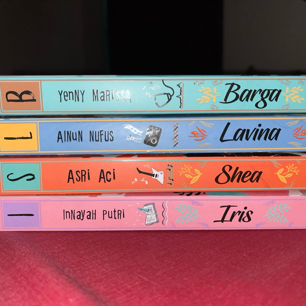 buku novel preloved barga iris shea lavina high school series wattpad