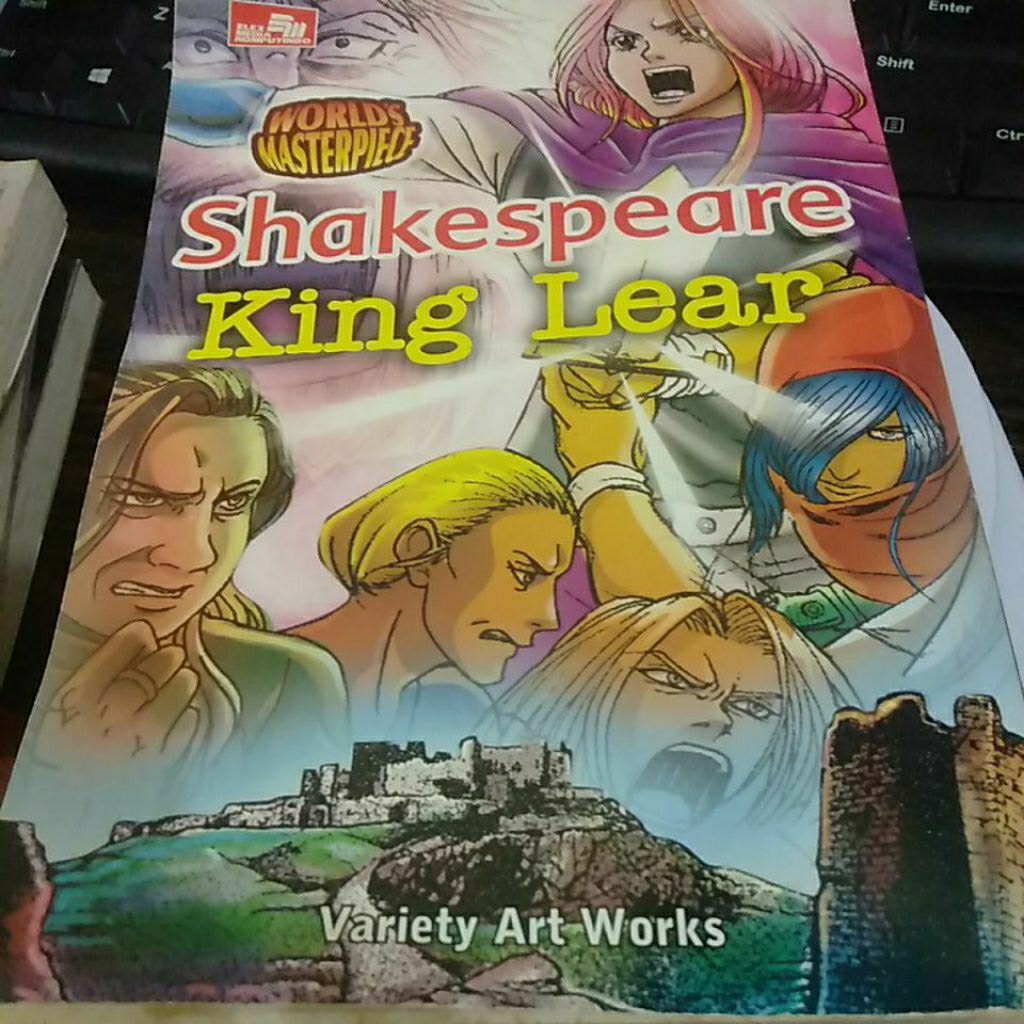 komik Shakespeare king lear