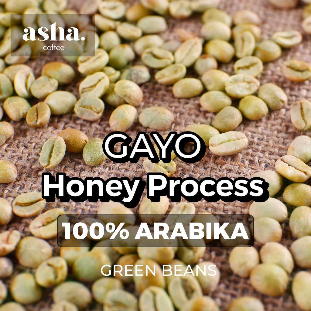 Green Bean Arabika Gayo Aceh Honey Process 1 KG | Biji Kopi Hijau Premium | Specialty Coffee