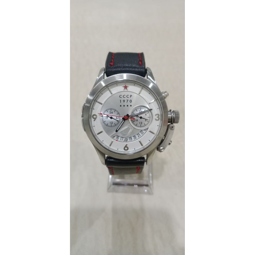 jam tangan fashion pria Russian watch cccp original