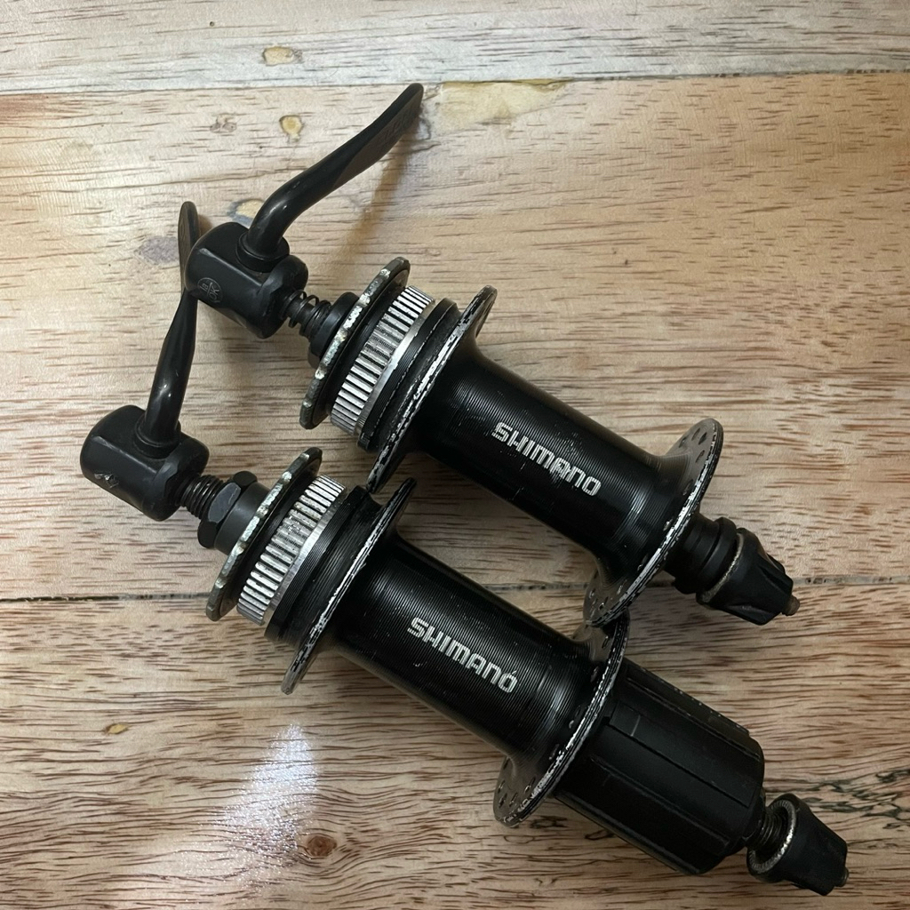 Hub Freehub Shimano HB-TX505 FH-TX505 32H China VIA Original Second Depan Belakang Disc Brake
