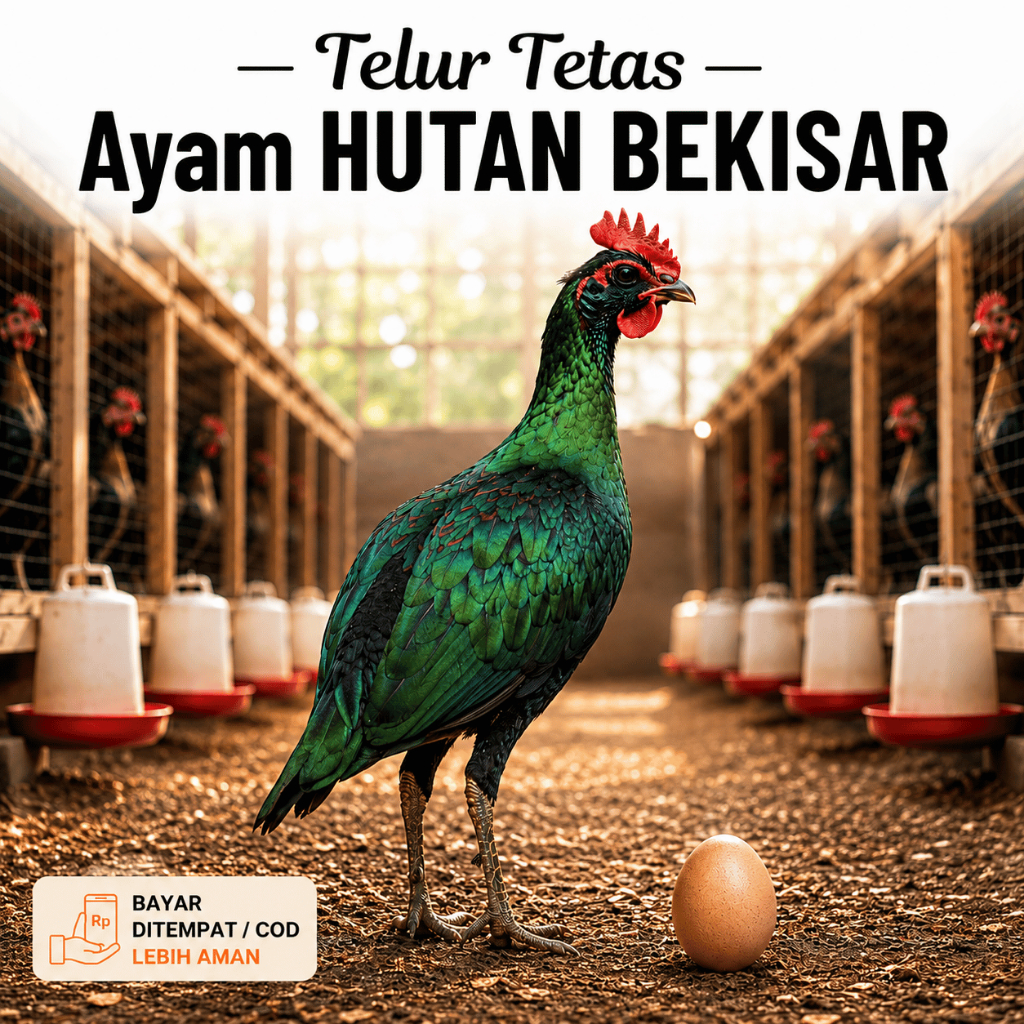 TELUR AYAM HIAS HUTAN BEKISAR FERTIL betina&jantan UNTUK DI TETASKAN