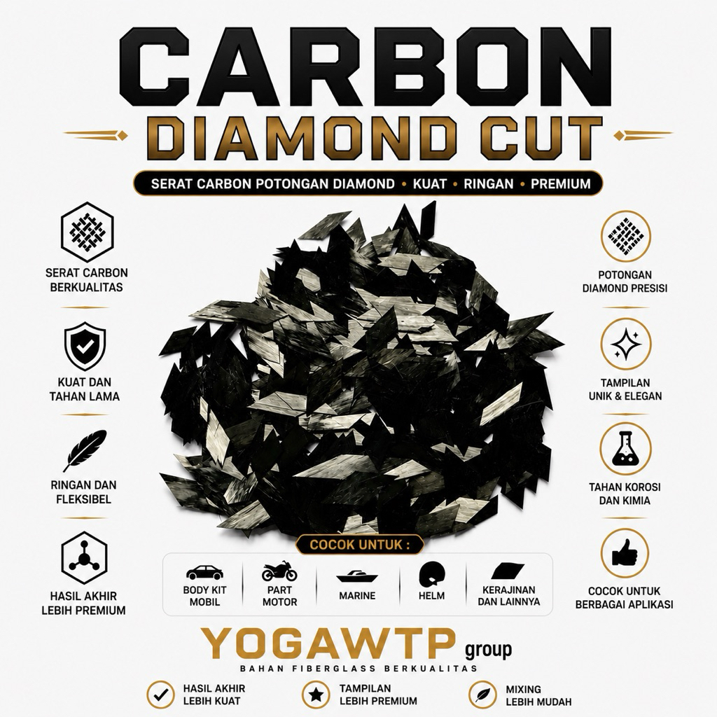 SERAT CARBON DIAMOND CUT