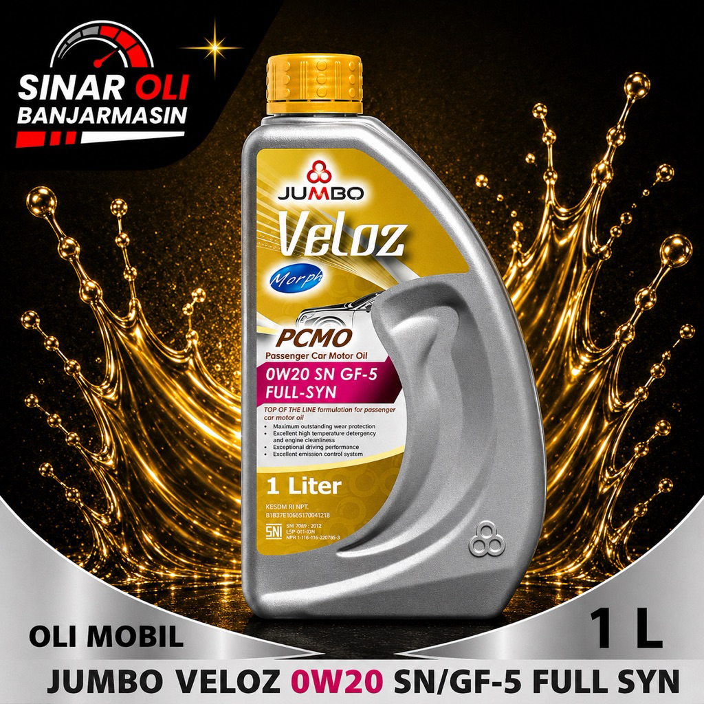 Oli Mesin JUMBO VELOZ PCMO 0W20 1L