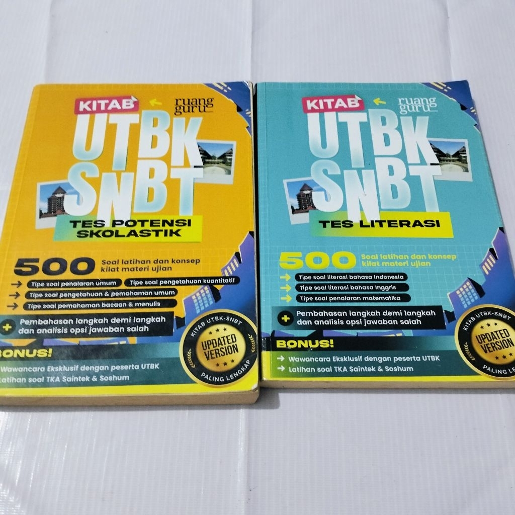 KITAB UTBK SNBT RUANG GURU TES POTENSI SKOLASTIK, TES LITERASI