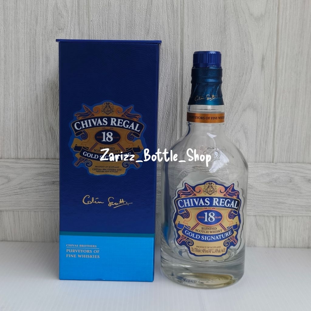 Botol Kosong Chivas Regal 18 Years 700ml + Box