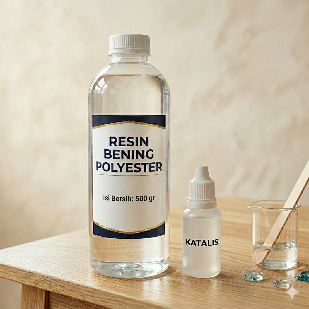 RESIN BENING POLYESTER SHCP 3126 (Netto 500 gr) + Katalis