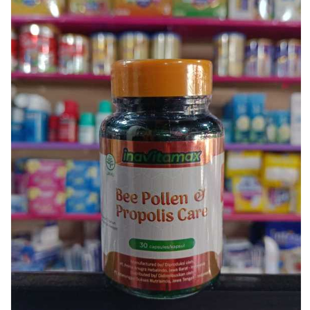 INAVITAMAX BEE POLLEN & PROPOLIS CARE 30 KAPSUL/SUPLEMEN KESEHATAN/JAGA DAYA TAHAN TUBUH