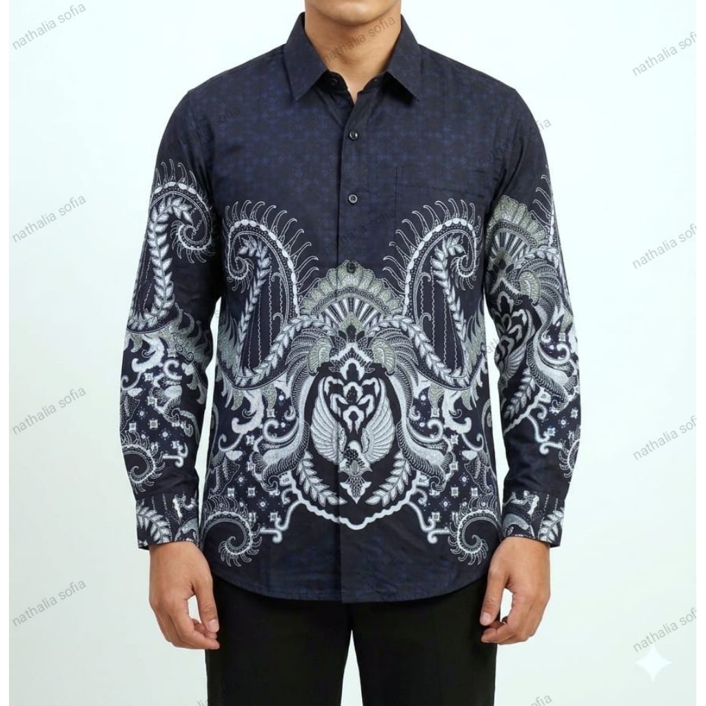 FIRENZE size M-XL KEMEJA PANJANG BATIK PRIA / KEMEJA BATIK COWOK / KEMEJA BATIK INDONESIA / KEMEJA B
