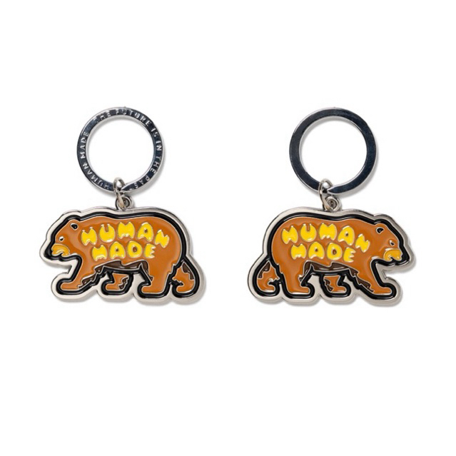 HUMAN MADE SAPPORO Brown Bear Key Charm Gantungan Kunci Beruang Keychain