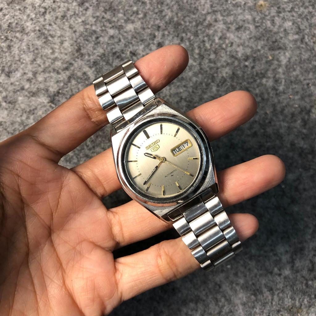 Jam tangan pria seiko 5 second original
