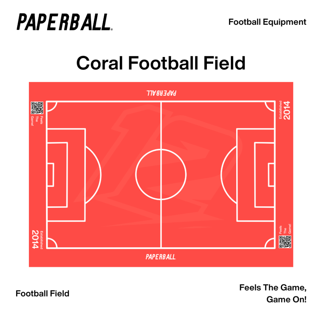 Lapangan Football Field Sepak Bola Kertas Paperball